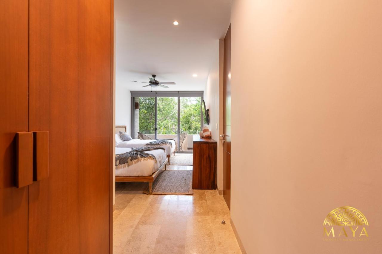 Nhoa 208A Lux 2Br Condo Jungle View In Aldea Zama 图卢姆 外观 照片